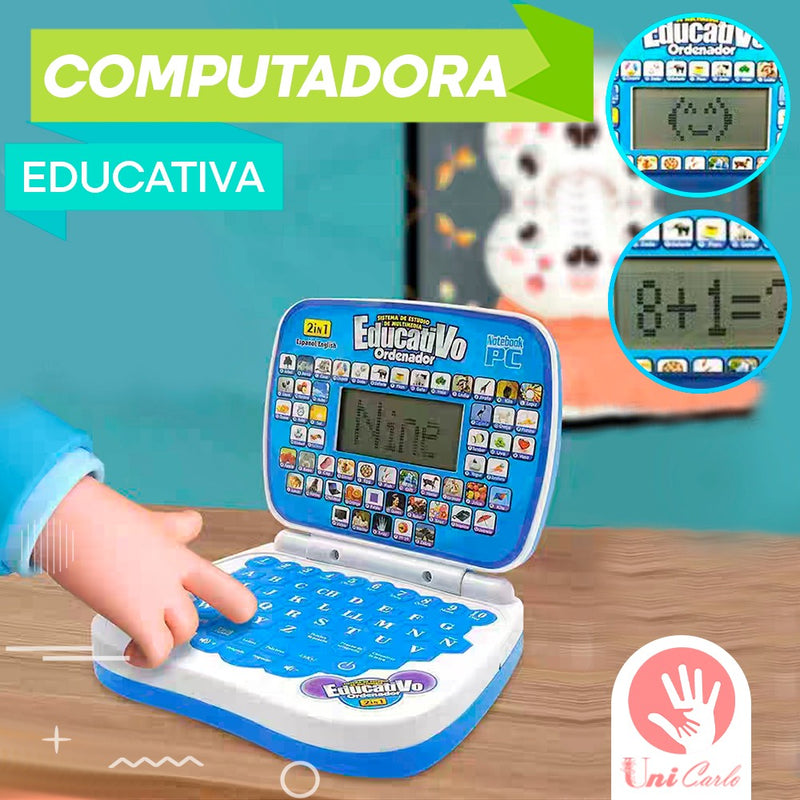 Laptop Educativa 2 en 1 Bilingüe