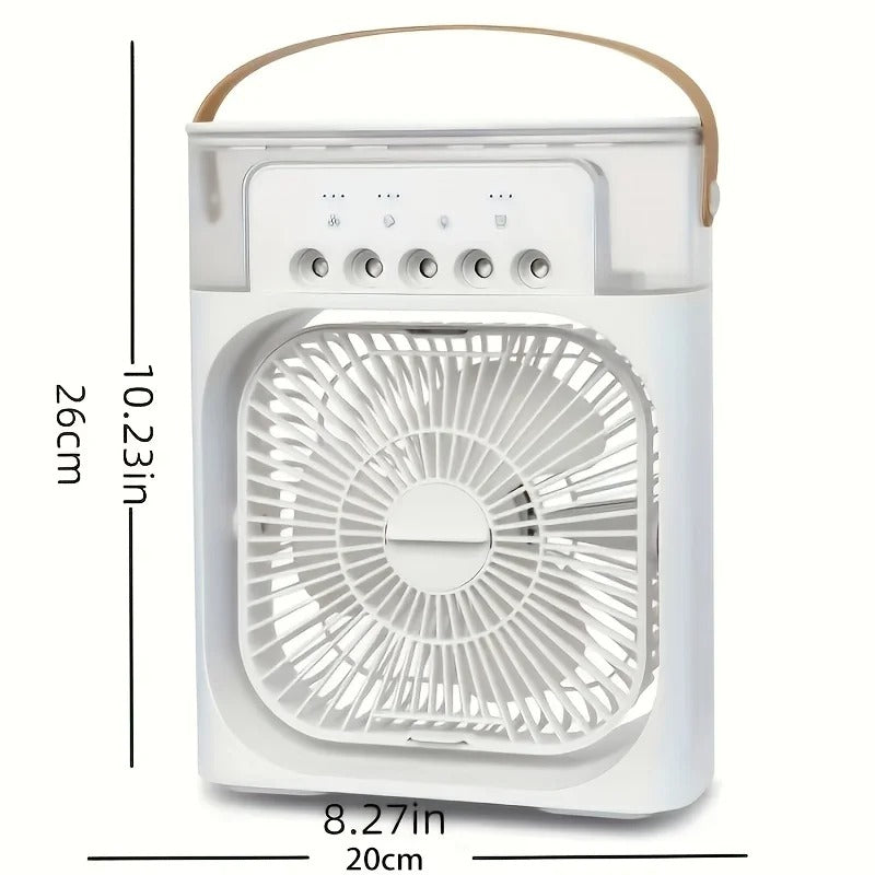 Mini ventilador humidificador de aire acondicionado